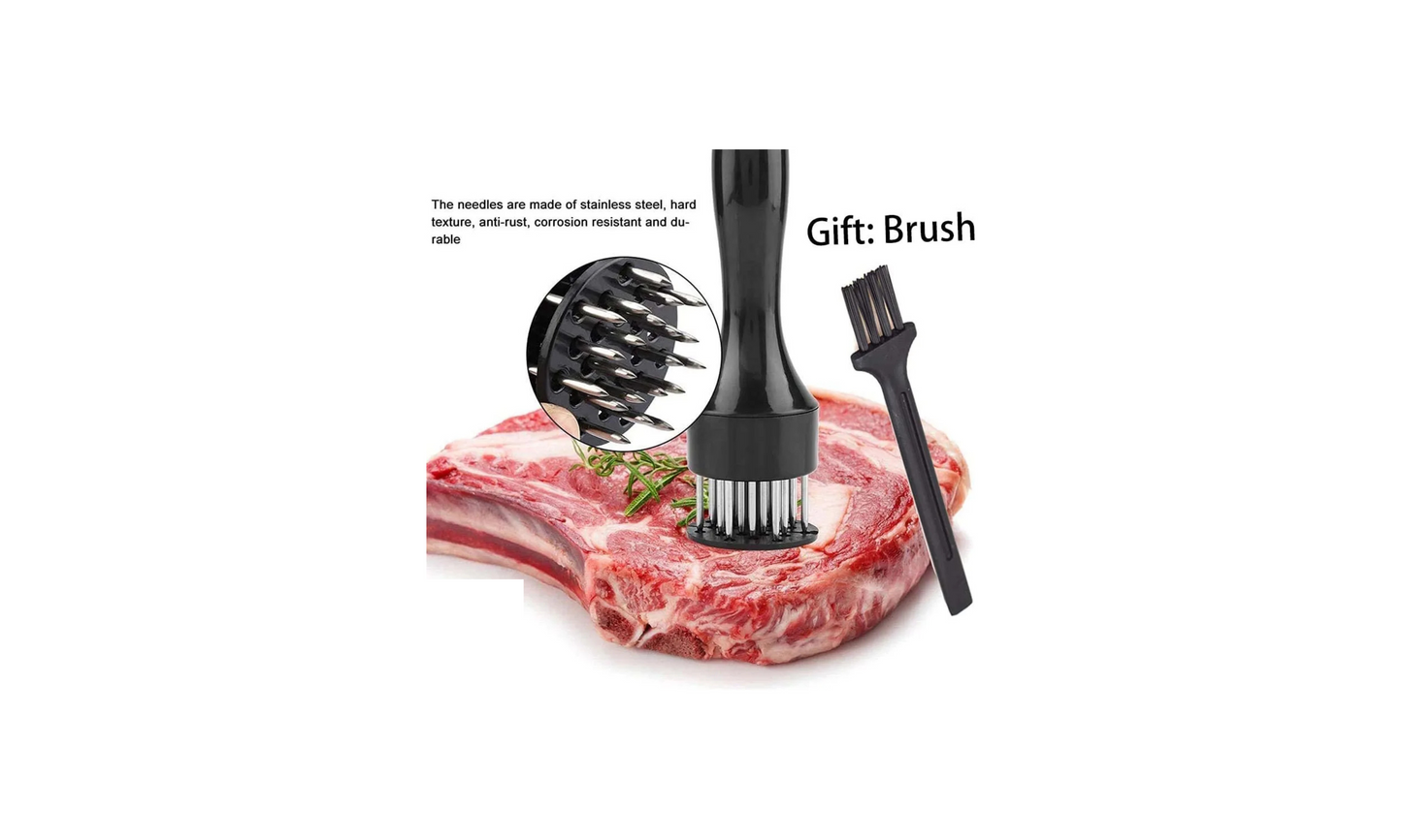 Professional Stainless Steel Meat Tenderizer Cooking Steak Kitchen