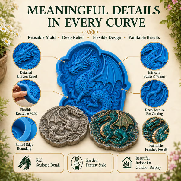 Garden stepping stone mold kit
