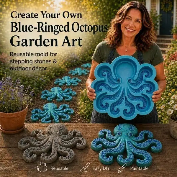 Garden stepping stone mold kit