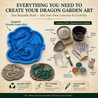 Garden stepping stone mold kit