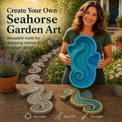 Garden stepping stone mold kit