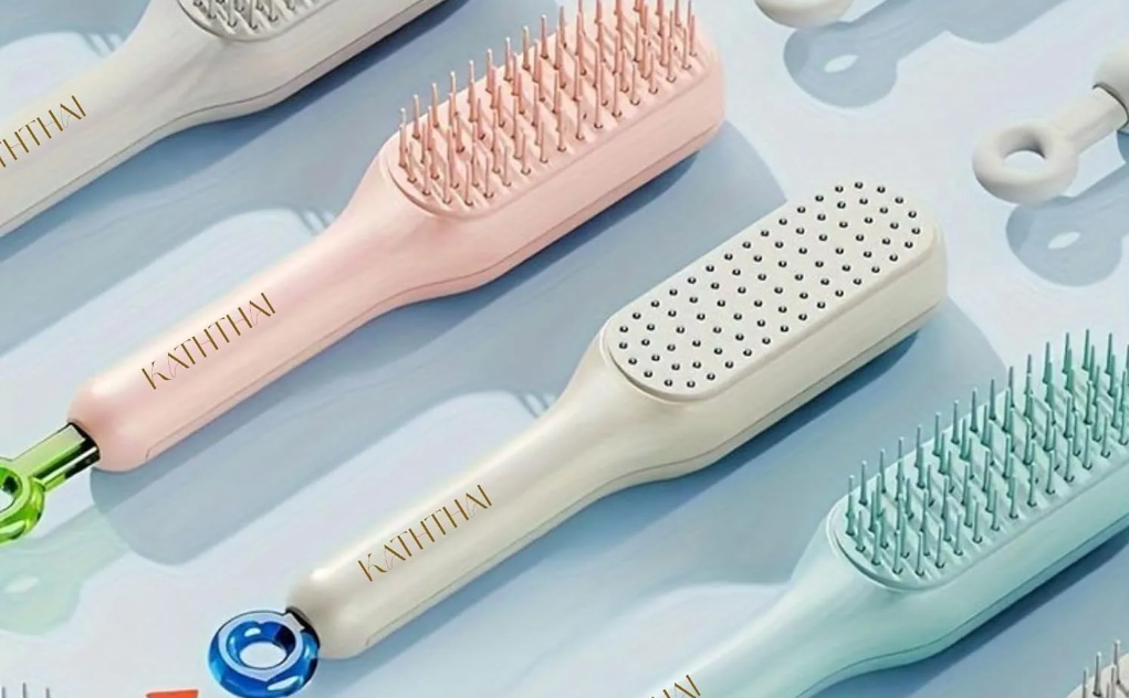 Self Cleaning Hair Brush for Easy Styling, Anti-Static Technology Massage Comb