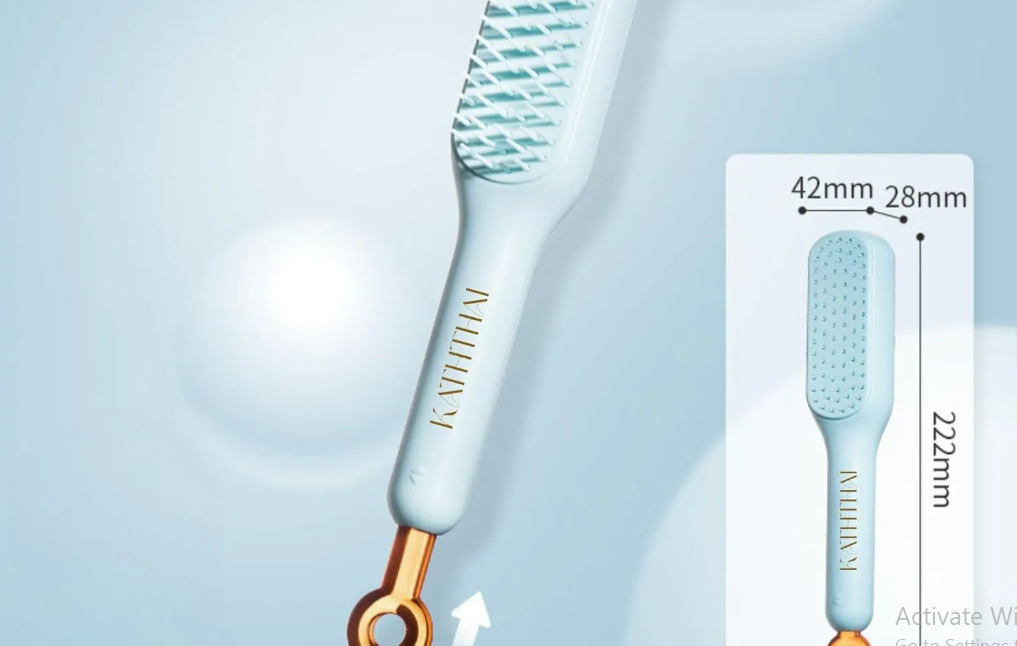 Self Cleaning Hair Brush for Easy Styling, Anti-Static Technology Massage Comb